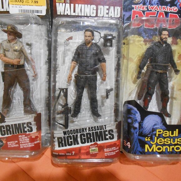 Walking Dead Paul "Jesus" Monroe & Deputy/Woodbury Assault Rick Grimes Figures - Picture 2 of 2